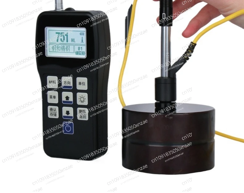 

Leeb Hardness Tester Portable Rebound Meter Durometer HL HB HRB HRC HRA HV HS for Metal Steel Standard Hardness Block Gem Tester