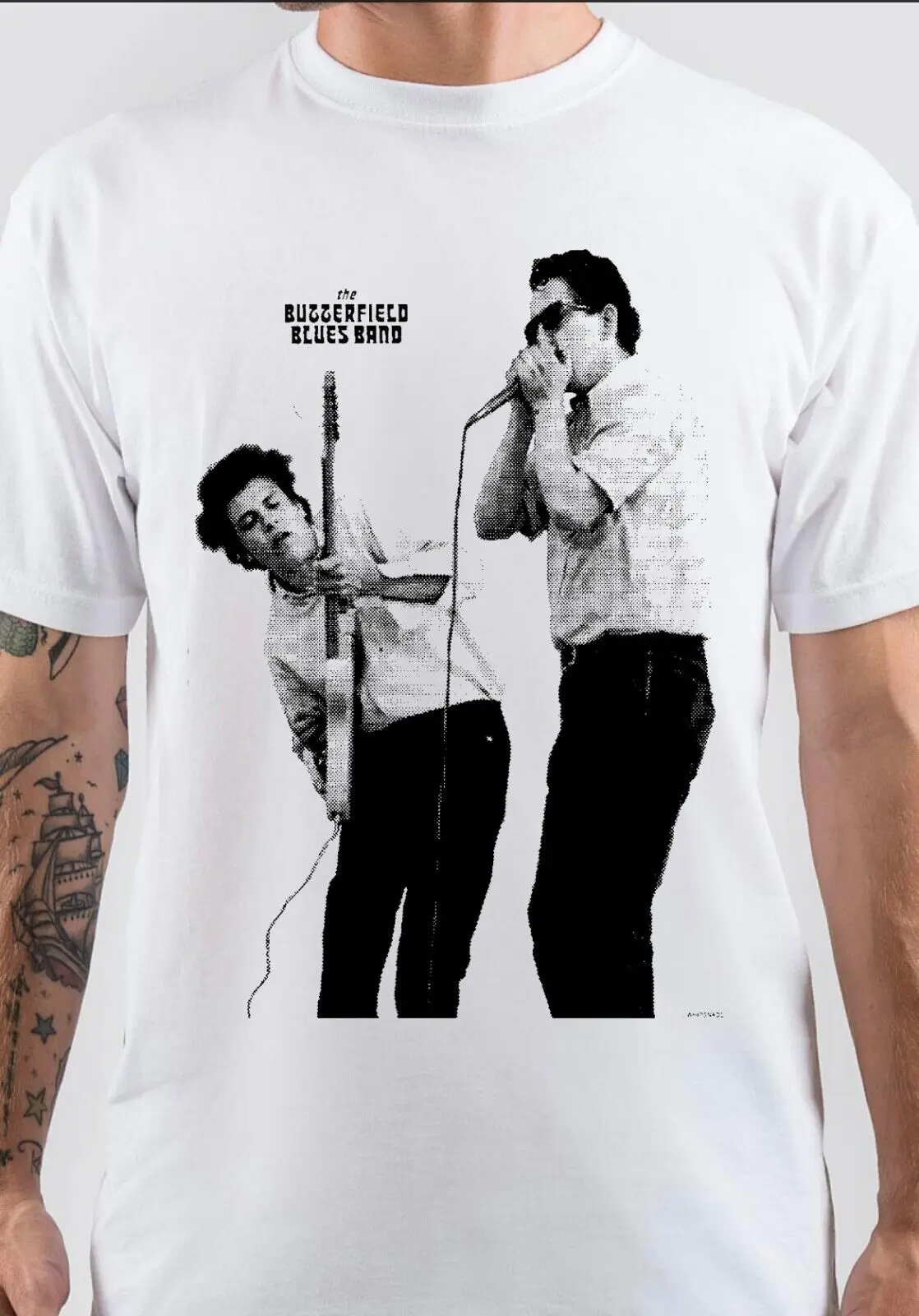 The Paul Butterfield Band Tee Shirt White Classic Unisex S-5XL 2C111