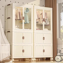 Armoire de Rangement pour Vêtements de Bébé, Installation Gratuite de Garde-Robe pour Enfants, Petite Armoire en Plastique du Kentucky, Ménage, Championnat de Collation