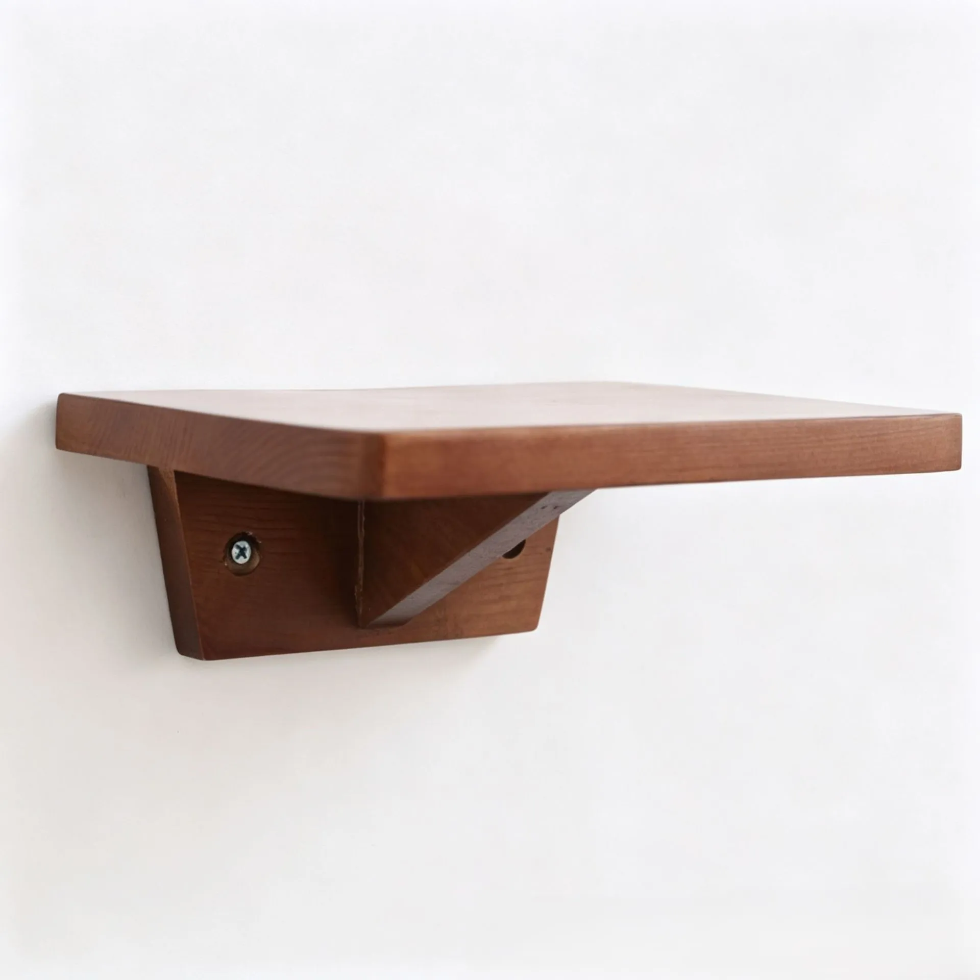 Solid wood storage rack, wall-mounted mini plant display shelf, living room wall floating shelf, wooden storage rack