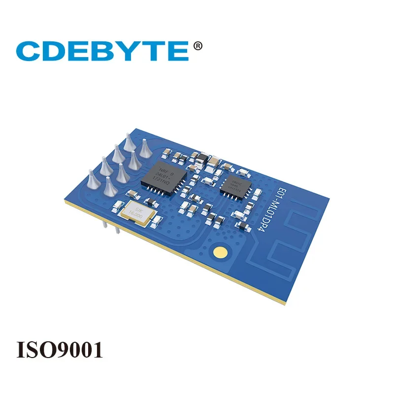 nRF24L01P Modulo wireless CDEBYTE E01-ML01DP4 2.4GHz 20dBm PA SPI DIP IoT Uhf Modulo ricetrasmettitore wireless Modulo antenna PCB