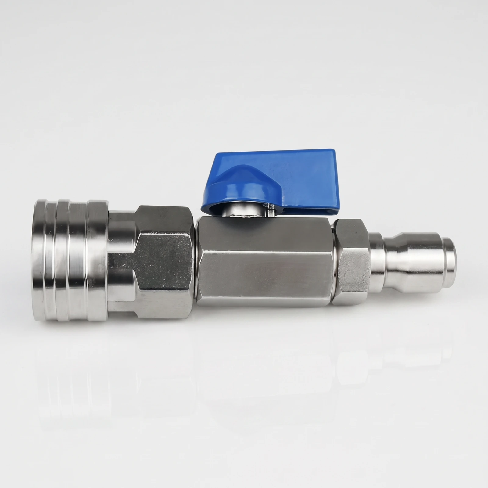 Ball Valve with Lever Handle Compact Inline Ball Valve Reusable Easy for Plumbers, Pressure Washer, Spray Line