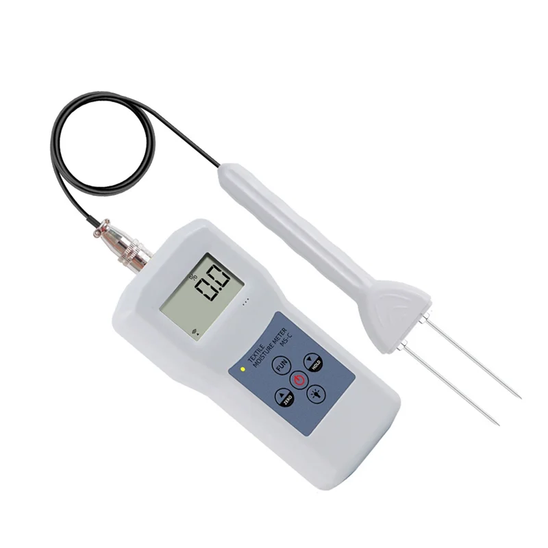 

ABNC-Yarn Moisture Meter Wool Silk Woollen Textile Materials Humidity Tester LCD Digital Display Cotton Hygrometer