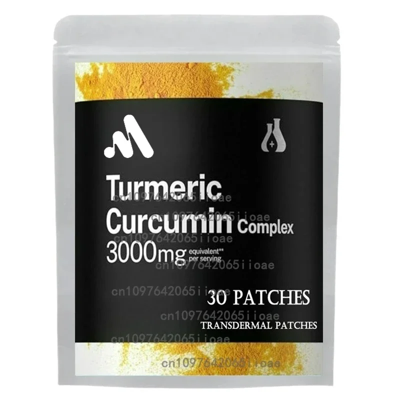 

30 пластырей Термопластыри с куркумой и куркумой Здоровье суставов, мозг, сердце и иммунитет