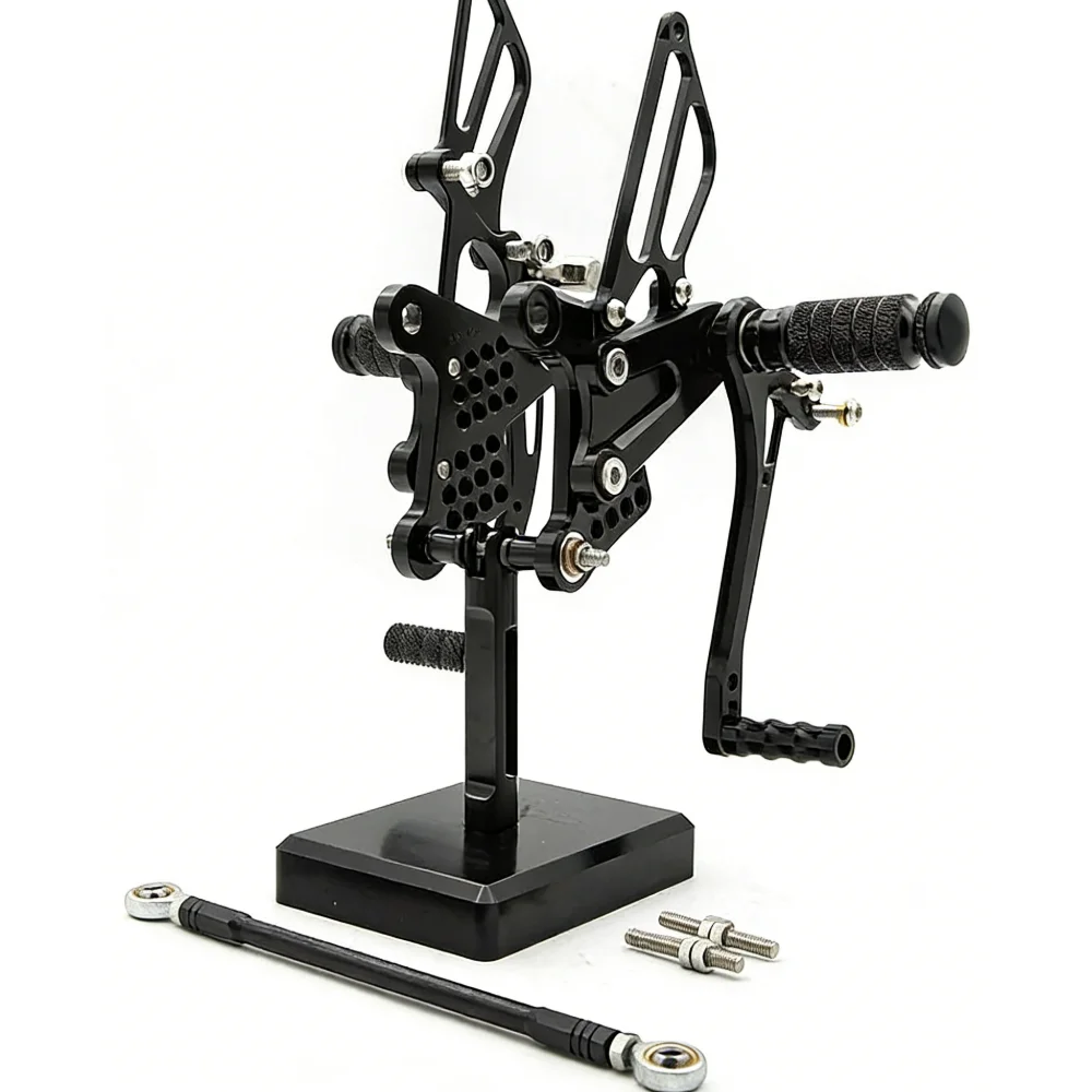 ZX 6R 636 09-24 Adjustable Rearset Footpeg Foot Peg Footrest For Kawasaki Ninja ZX6R ZX636 ZX-6R 2009-2020 2021 2022 2023 2024 view 3