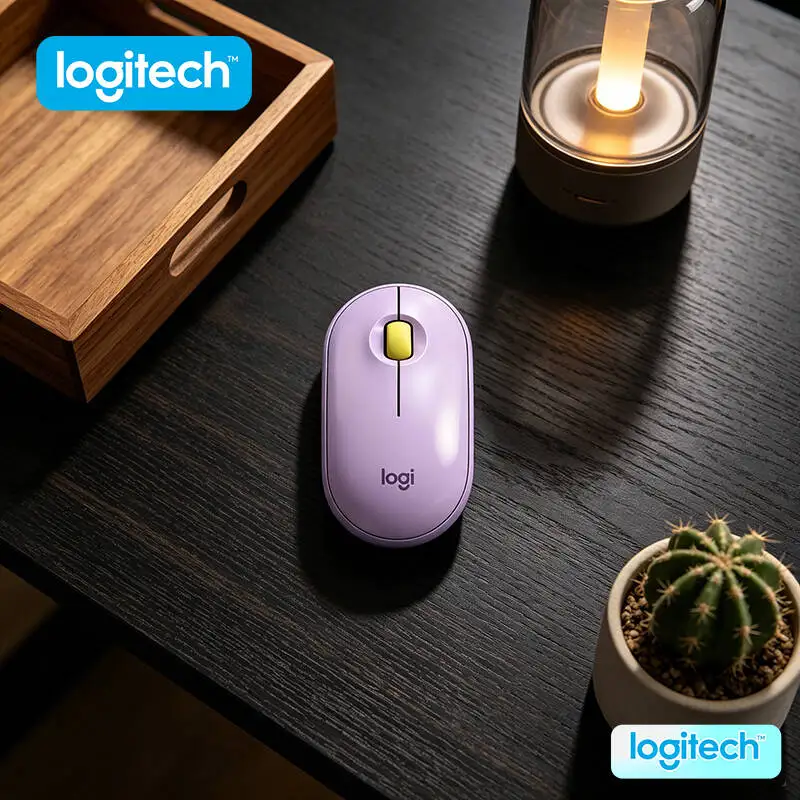 

Беспроводная мышь Logitech M350 Travel - ультратонкая, бесшумные нажатия, 18 месяцев работы от батареи, из переработанного пластика, подходит для ноутбука