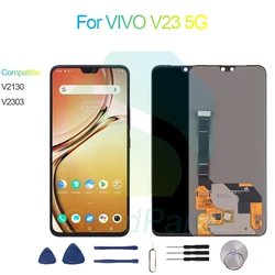 For VIVO V23 5G Screen Display Replacement 2400*1080 V2130, V2303 For VIVO V23 5G LCD Touch Digitizer