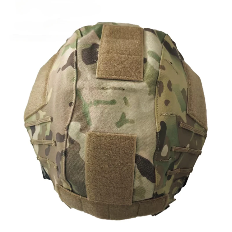 Helmet Cover Tactical Helmet Cover 4 Hole MC Camouflage Cag Fabrics Sewing Cotton Linen Tactical Gear TMC Fast Helmet