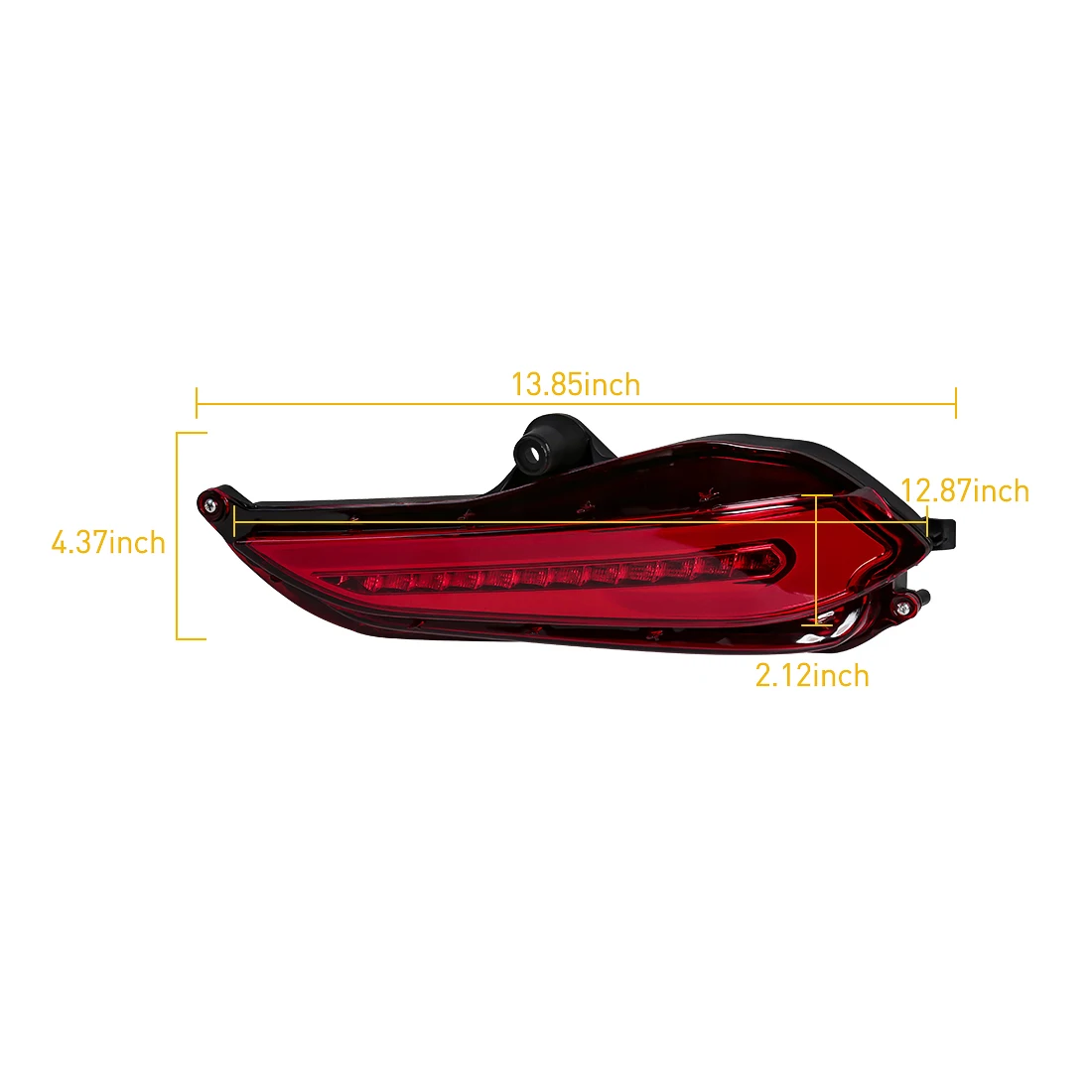 Car LED Rear Bumper Fog Lamp Dynamic Turn Signal Brake Warning Light Reflector Lights For Toyota Vios 2019 Yaris 2017 2018 2019