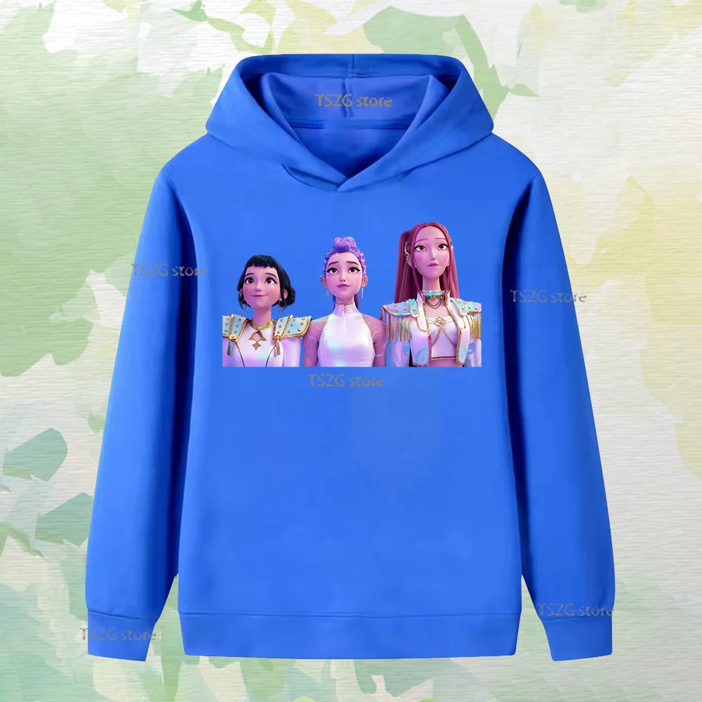 Monster Hunt: قمصان رياضية عصرية للأولاد والبنات مطبوعة على الحد الأدنى للخريف، قمصان رياضية كاجوال من الصوف للأطفال بأكمام طويلة