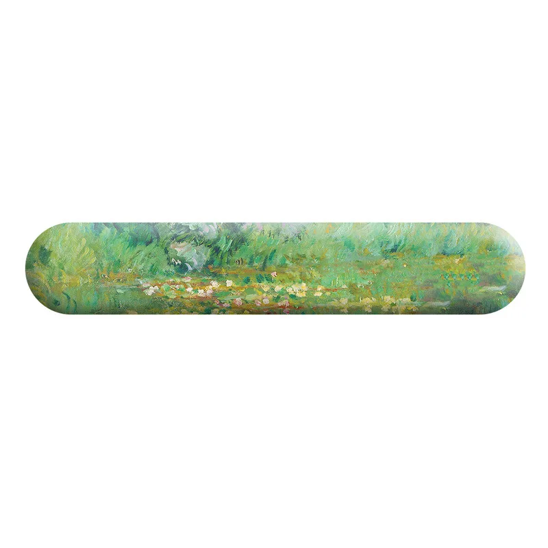 Monet Oil Painting Lotus Keyboard Hand Support Mouse Pad Wrist Guard Palm Mechanical Laptop Keyboard E-Sport Gaming Office Gifts