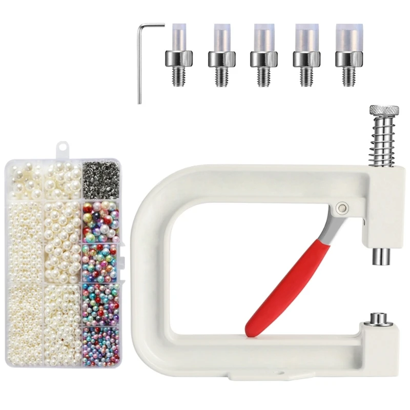 

Portable Pearls Setting Machine Handmade Beading Accessories for Hat Shoes
