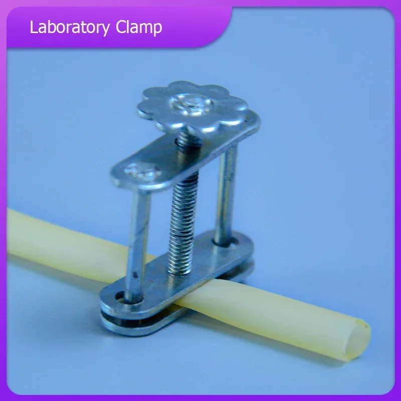 

10 шт./лот, плоская челюсть из нержавеющей стали, зажим для воды, лабораторный зажим, латексный зажим для труб, винт, кожаный зажим для труб e