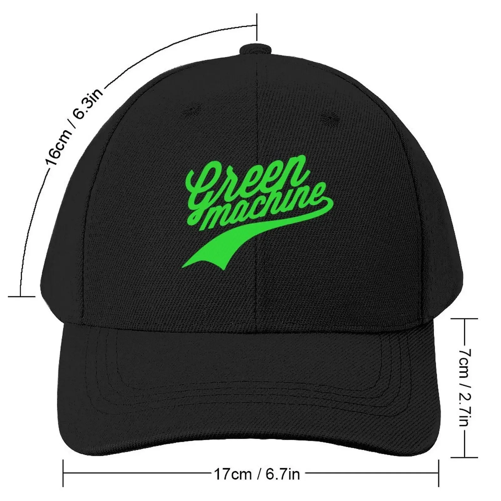 Green Machine Baseball Cap Trucker Cap Icon Streetwear Golf Hat Man Women's Beach Visor Men's