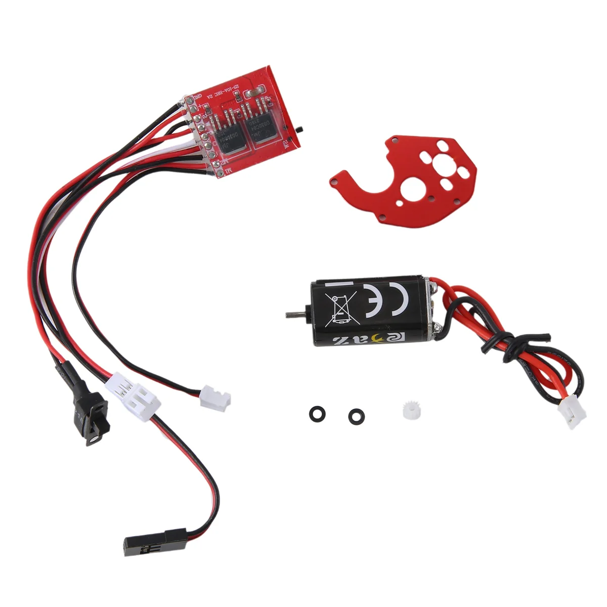 RC ESC 20A Borstelmotor Snelheidsregelaar W/Rem voor RC Auto Boot Tank 1/24 RC Crawler Axiale SCX24 AXI90081 AXI00001