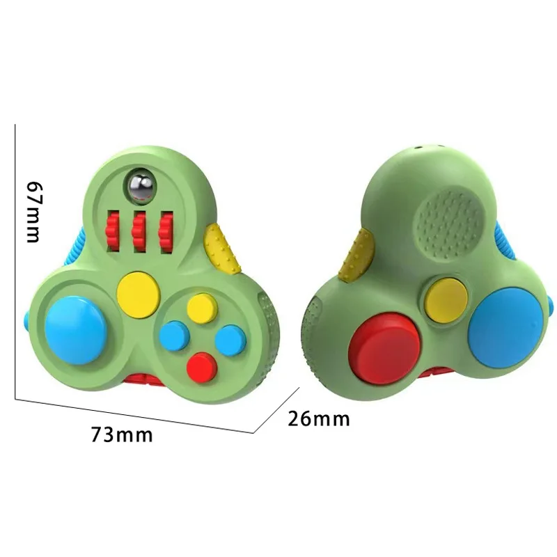 Fidget Pad Metal AntistressToys Fidget Spinner Cubo Sieve anxiety Desk Toy Stress Reduction Adult Toy Handle Fingertip Games