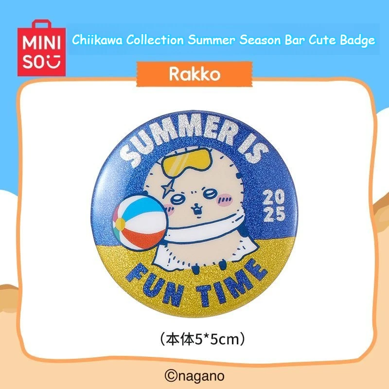 เข็มกลัดลายการ์ตูนชิคาวะ คอลเลคชั่นซัมเมอร์ ของมินิโซ น่ารัก ใส่ได้ทุกที่ ไม่ต้องตกแต่ง เครื่องประดับแฟชั่น