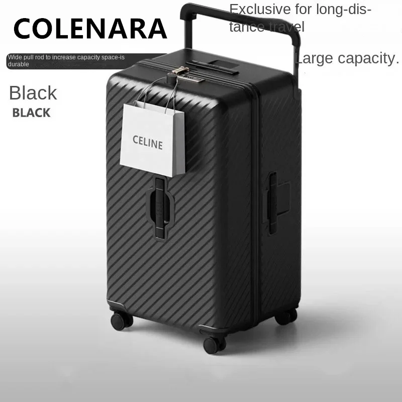 

COLENARA Student Luggage 22"24"26"28"30 Inch Large-capacity Trolley Case PC Combination Case Trolley Style Travel Bag Suitcase