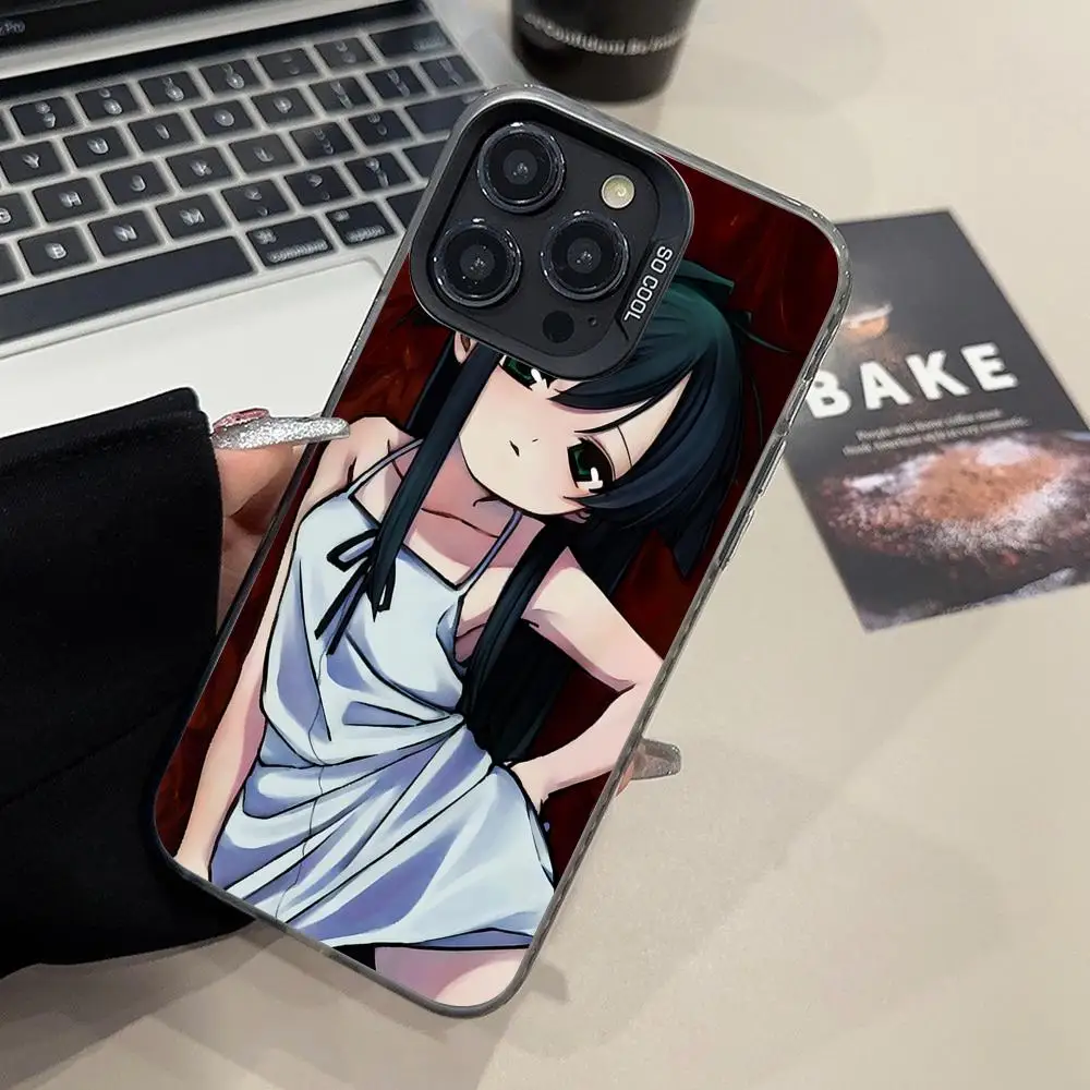 Saya no Uta حافظة هاتف محمول لهاتف آيفون 17 16 15 14 13 12 11 X XR XS 8 7 Pro Max Plus غطاء ملون شفاف للهواتف المحمولة