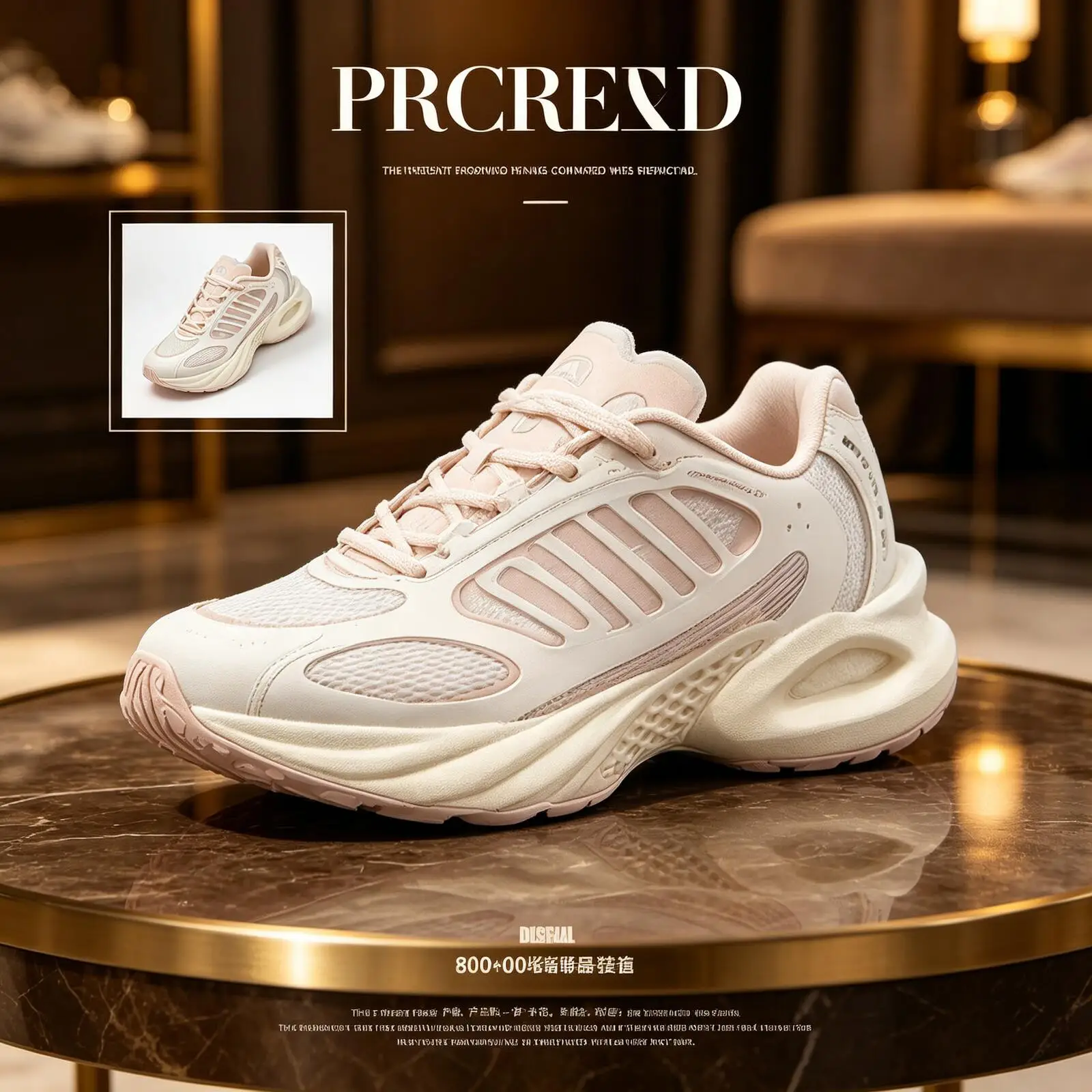 Adidas Women White Quartz Hollow Chunky Dad Sneakers Breathable Cushion Casual Running Shoes JQ4948