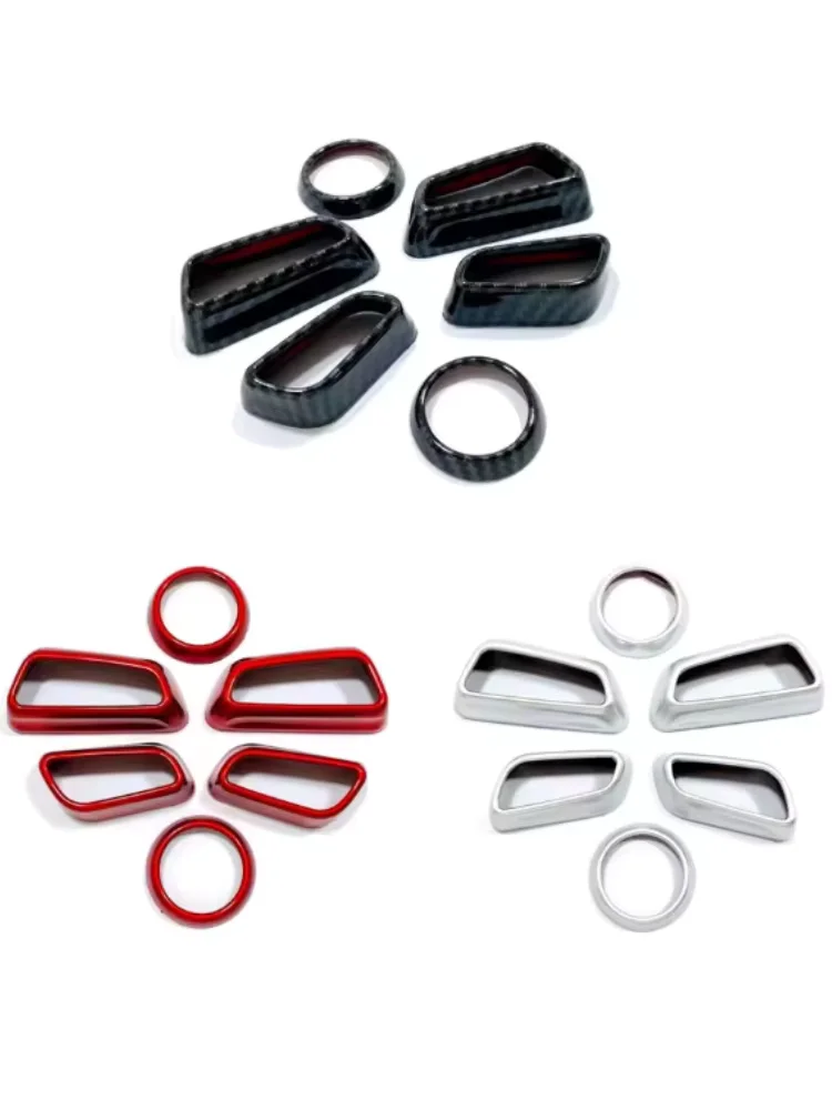 ForToyota RAV4 XA50 2019-2023/Camry XV70 2018 Car Seat Adjustment Switch Knob Panel Trim Cover Sticker ABS  Interior Accessories