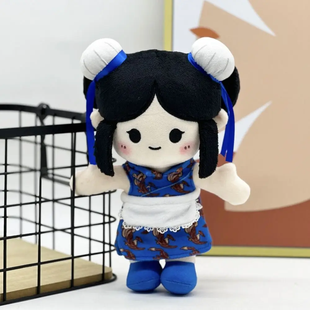 Chinese Style Cartoon Plush Toy Zhonghua Niang Cute Apron Girl Plush Doll Rag Doll Uniquely Designed Chinese Girl Plush Toy