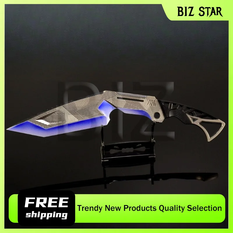 27 cm/10,62 in Arena Breakout Spiel Peripherie Hanxing Messer Waffe Modell Training messer Metall Handwerk Sammeln Ornament Jungen Spielzeug