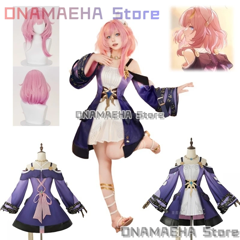 

Honkai: Star Rail Cyrene Cosplay Costume Uniform Halloween Carnival Party Christmas Play Role Clothes Clothing for Women