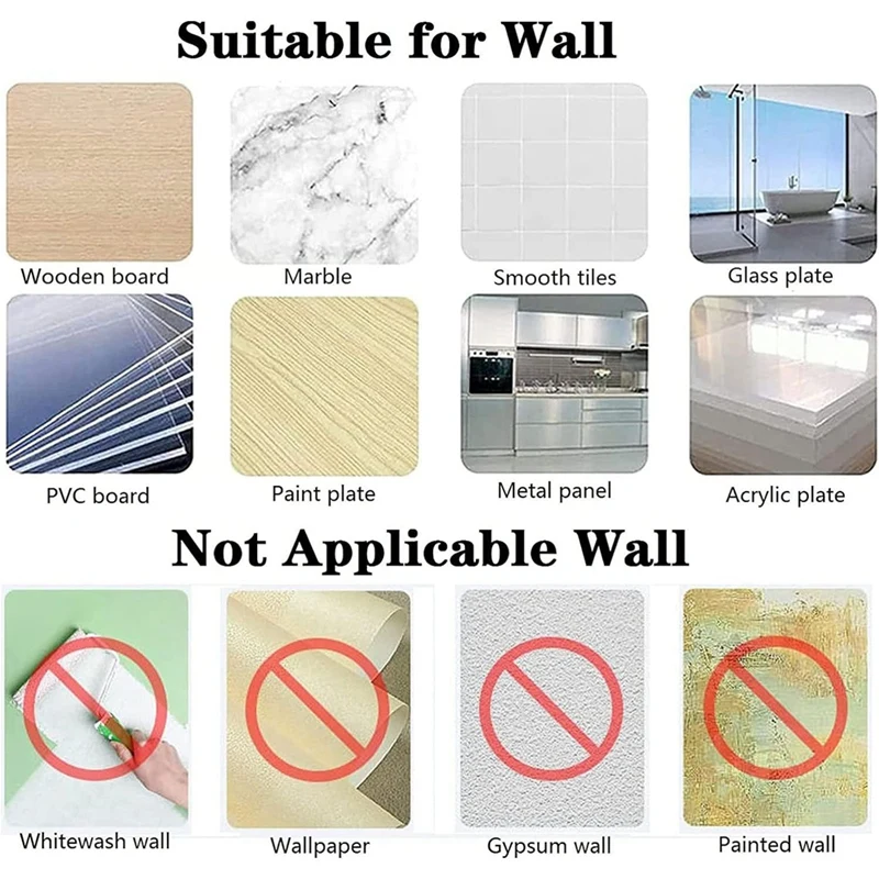 Damage Free Hanging Refill Adhesive Stripss 60Pcs Wall Poster Picture Hanging Strips Stretch Remove Cleanly Easy To Use