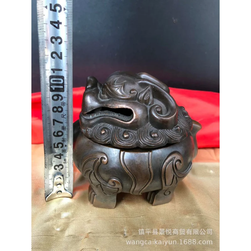 

Ornament Copper Dragon Turtle Incense Burner Pixiu Style Multiple Options Available With Outer Box