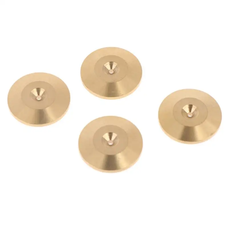 【xxx】4/8Pcs Speaker Pure Copper Spikes Pads HiFi Speaker Box Isolation Floor Stand Feet Cone Base Shoes Pad Cone Base[S14]