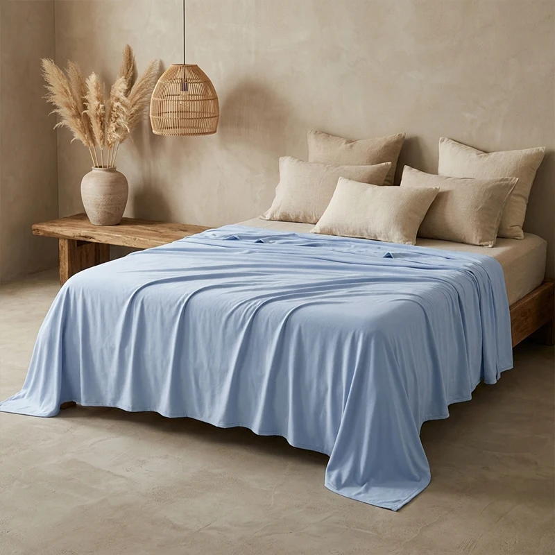 Summer Ice Silk Cooling Blanket Machine Washable Quilt Queen Size for Hot Sleepers Air Conditioner Blanket for Bed Couch Travel