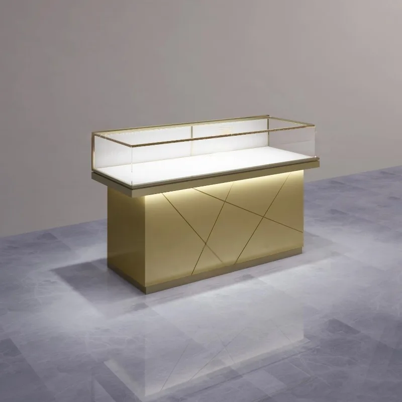 Selling Upscale Store Interior Decoration Design Glass Aluminum Jewelry Store Display Cabinet Mall Cabinet Display Retail Store