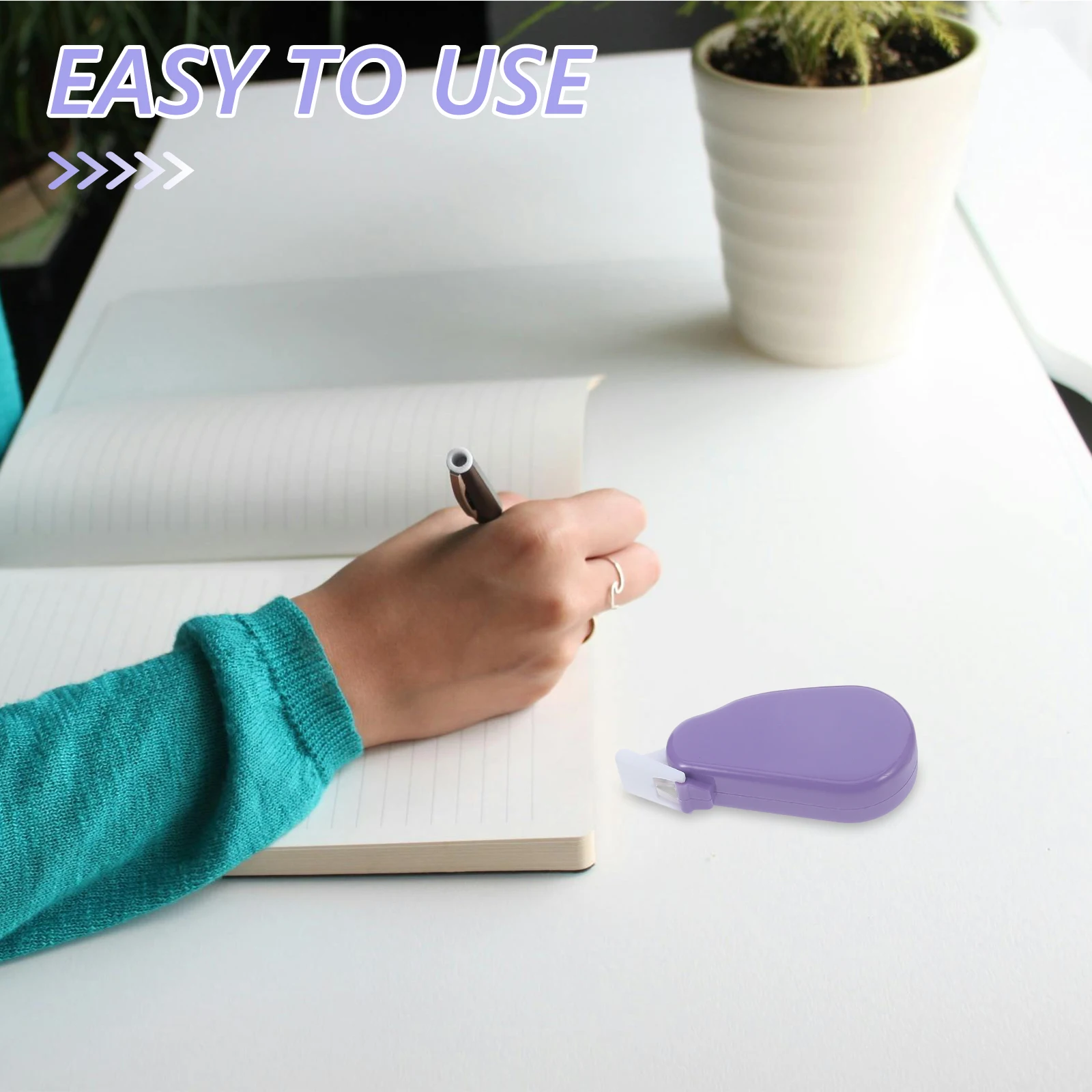 6 stuks Tape Schrijven Gum Dagelijkse Tape Gum Studeren Draagbare Student Accessoire Klaslokaal Briefpapier Veilig