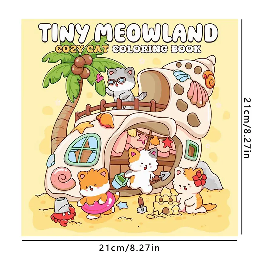 Adult Coloring Book Collection, Vivid Fantasy Land Illustrations, Creative Relaxing, Perfect for Parent - Child Home Bonding