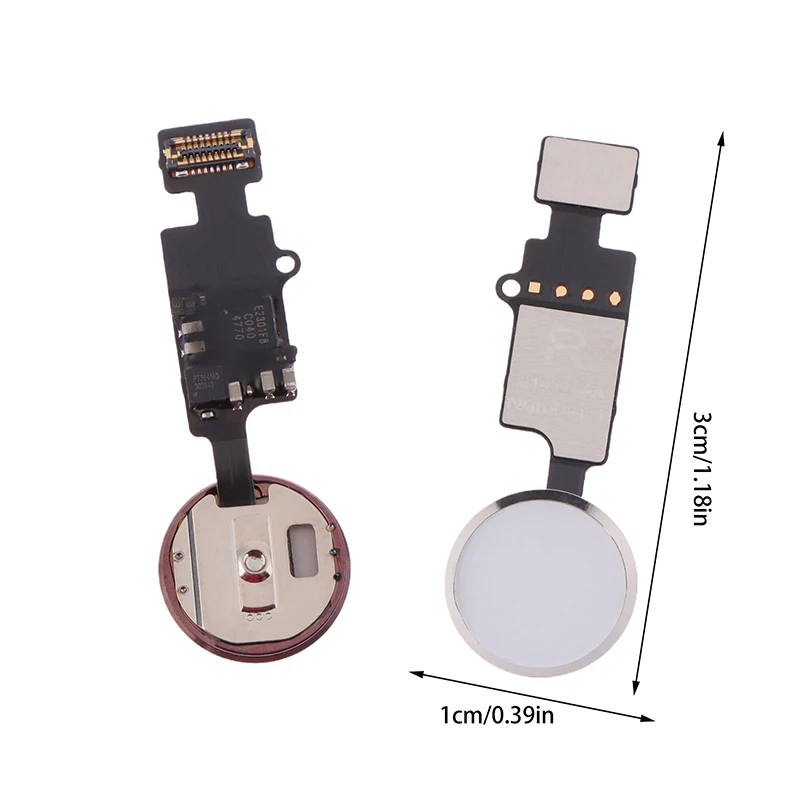 Return Back Home Button Flex Cable Replacement For Phone 7 8 7Plus 8Plus Connector Phone Parts Repair No Touch ID