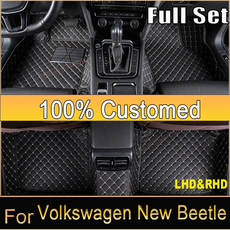 Car Floor Mat For Volkswagen New Beetle 1998~2011 Waterproof Tapetes Para Automovil Car Mats Floor Tapis Voiture Car Accessories