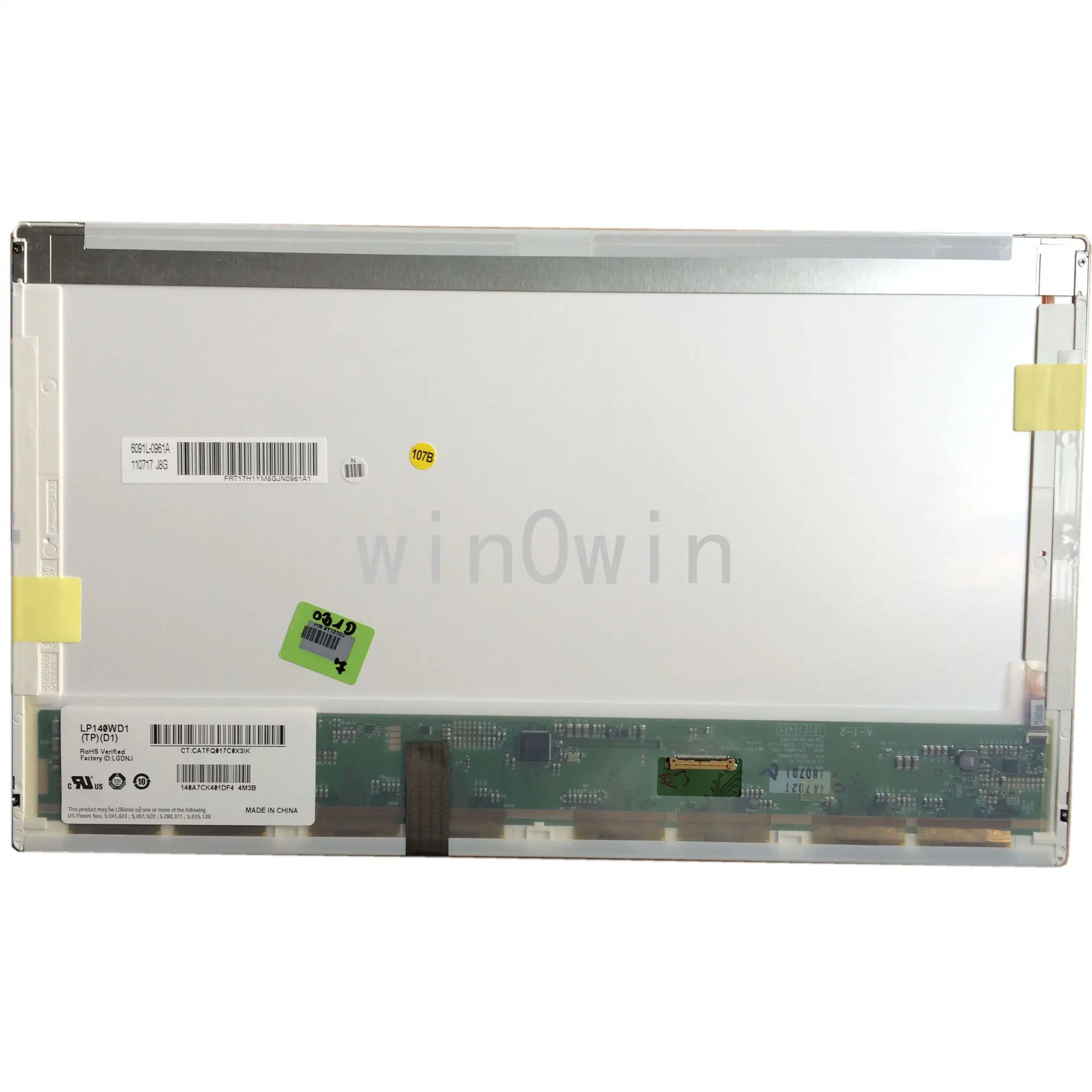 

LP140WD1 TPD1 fit B140RW01 V.2 LTN140KT02 for HP elitebook 8440P 8440W 1600*900 30PIN EDP LED LCD Screen Panel