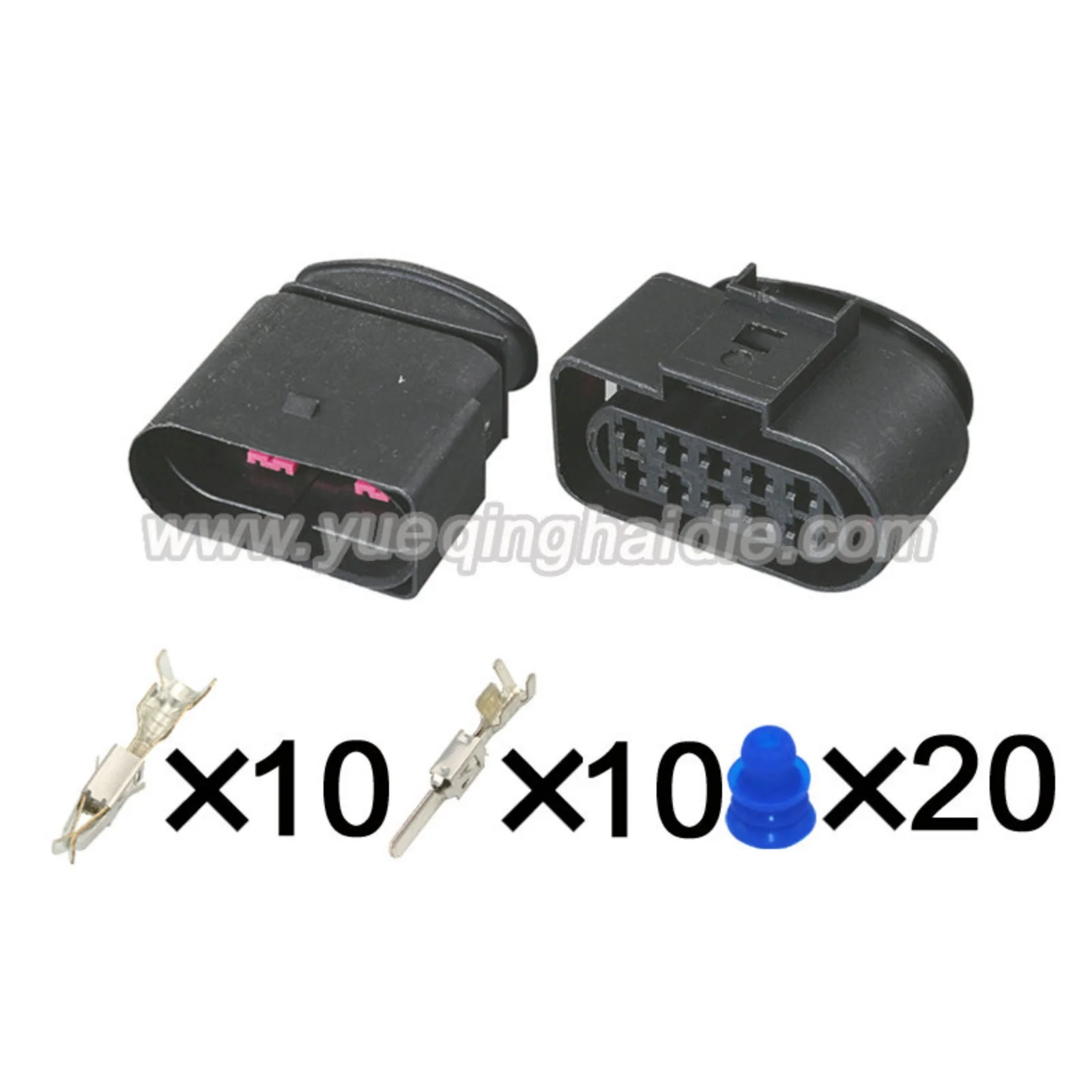 

10-контактный водонепроницаемый разъем 3,5 мм, разъем «папа-мама», жгут проводов, кабельная розетка 1J0973835 6R0973735