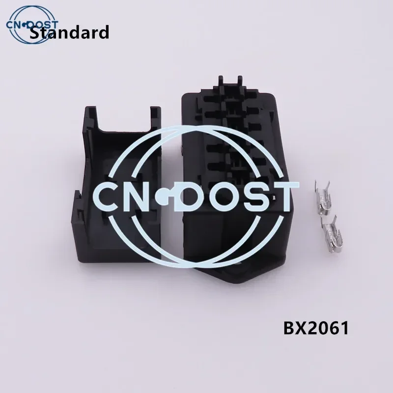 1 Set 6 Way Middle Black Automobile Wire Controller Box AC Assembly Auto Fuse Holder Assembly Standard Car Insurance Connector