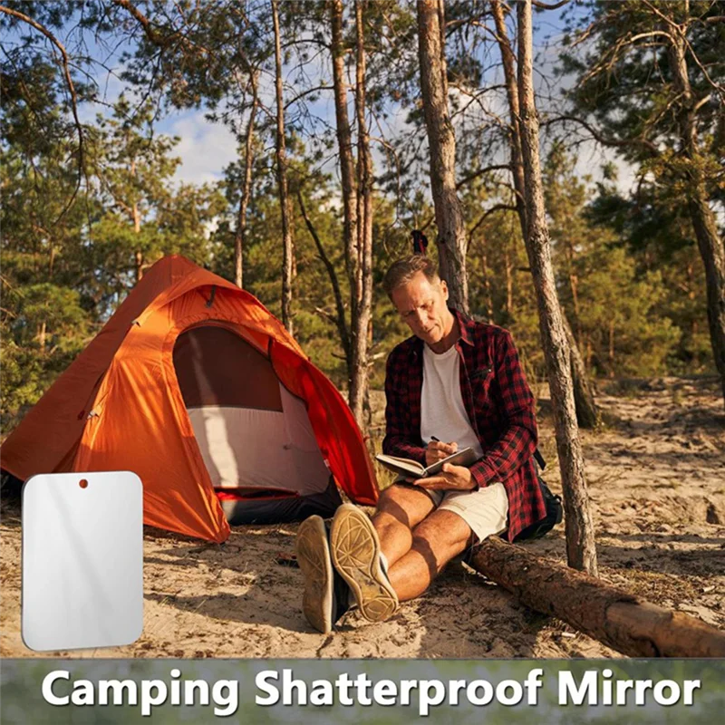 

Shower Mirror Fogless For Shaving Mirror For Shower,Unbreakable Deluxe Organic Glasss Makeup Mirror Large Easy Install