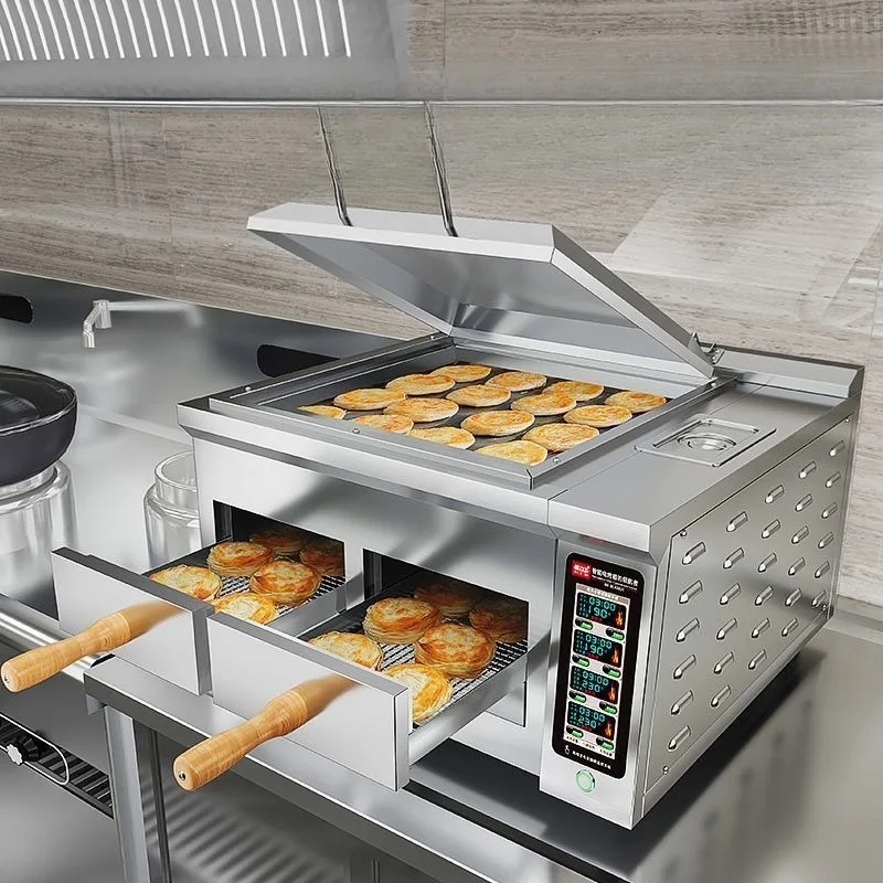

Commercial Scone Machine Laotongguan Roujiamo Oven Pancake Machine Automatic Air Stove Oven Scone Oven