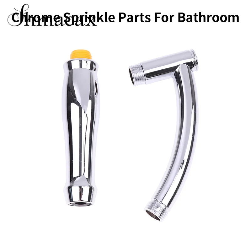 Shower Head Extension Arm Hand Hold Adjustable Extender Angled Shower Arm Kit Chrome Sprinkle Parts For Bathroom