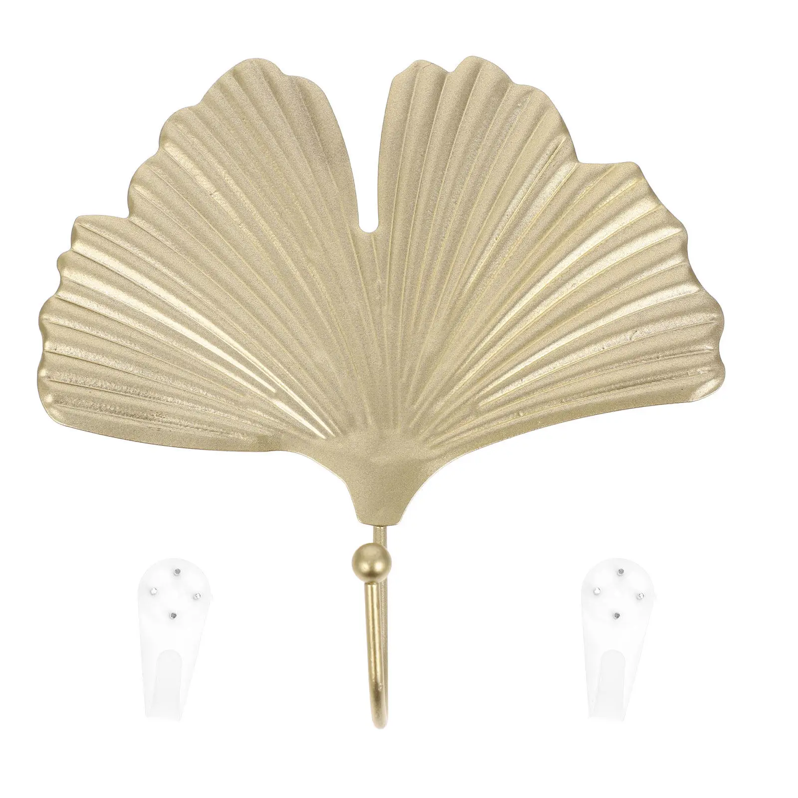 

1Pcs Nordic Leaf Wall Hook Iron Home Decorative Hook for Hallway Bedroom Bathroom Kitchen Space Saving Stylish Elegant Organizer