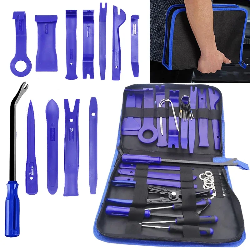 

Car Trim Removal Tool Kit Upholstery Door Panel Audio Fastener Remover Set