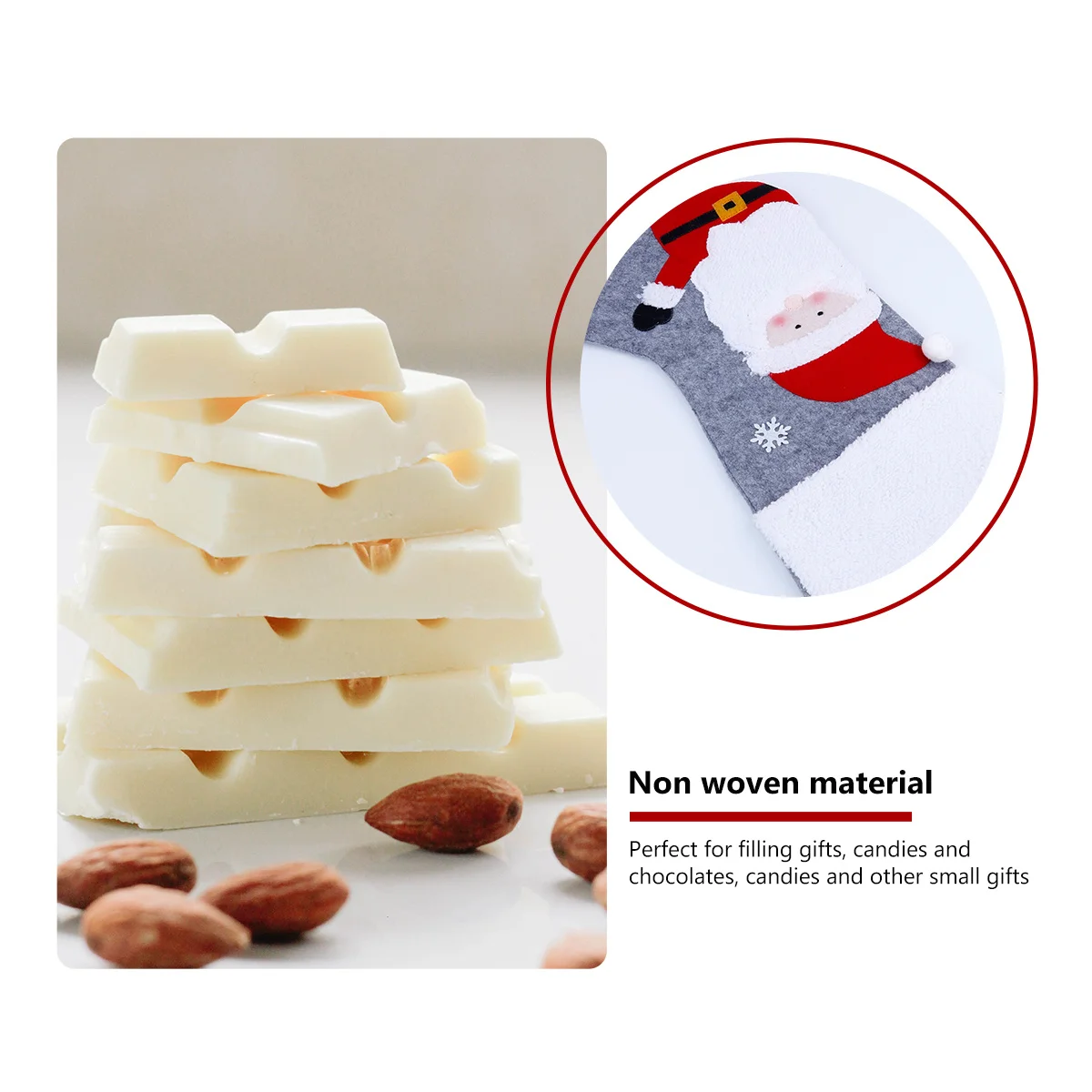 

Elegant Christmas Stockings for Home Decoration Festive Fireplace Hanging Ornament Easy to Use Personalized Xmas Stockings