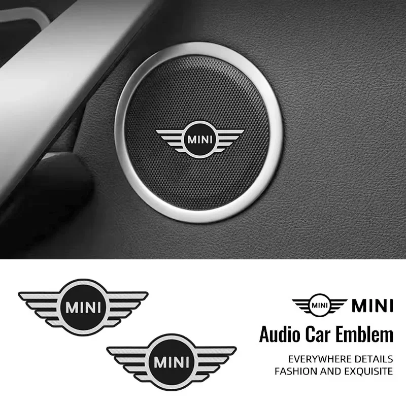 

4Pcs 3D Metal Car Emblem Badge Stickers Decorative Decals For BMW MINI One Cooper JCW WORKS R60 R59 R58 R57 R56 R55 R53 F55 F56