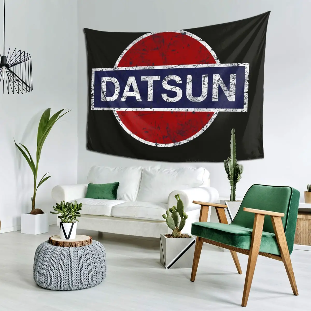 

Datsun Vintage Car Tapestry Wall Hanging Aesthetic Home Decor Tapestries for Living Room Bedroom