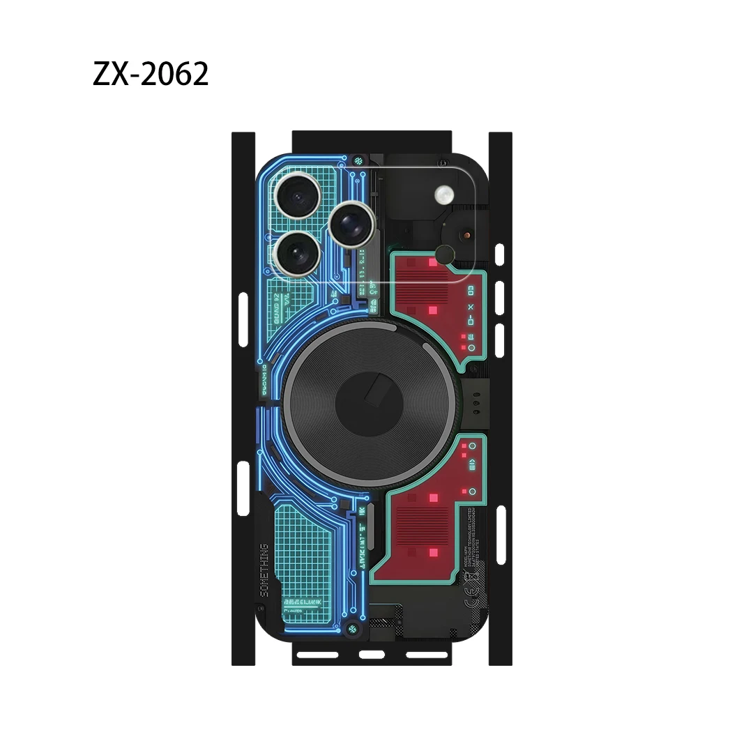OscarSkinZ Wrap Skin For iPhone 17Air 16 Pro Max Sticker 15 14 Plus Back Film Protective Decal Side Frame Back Protector
