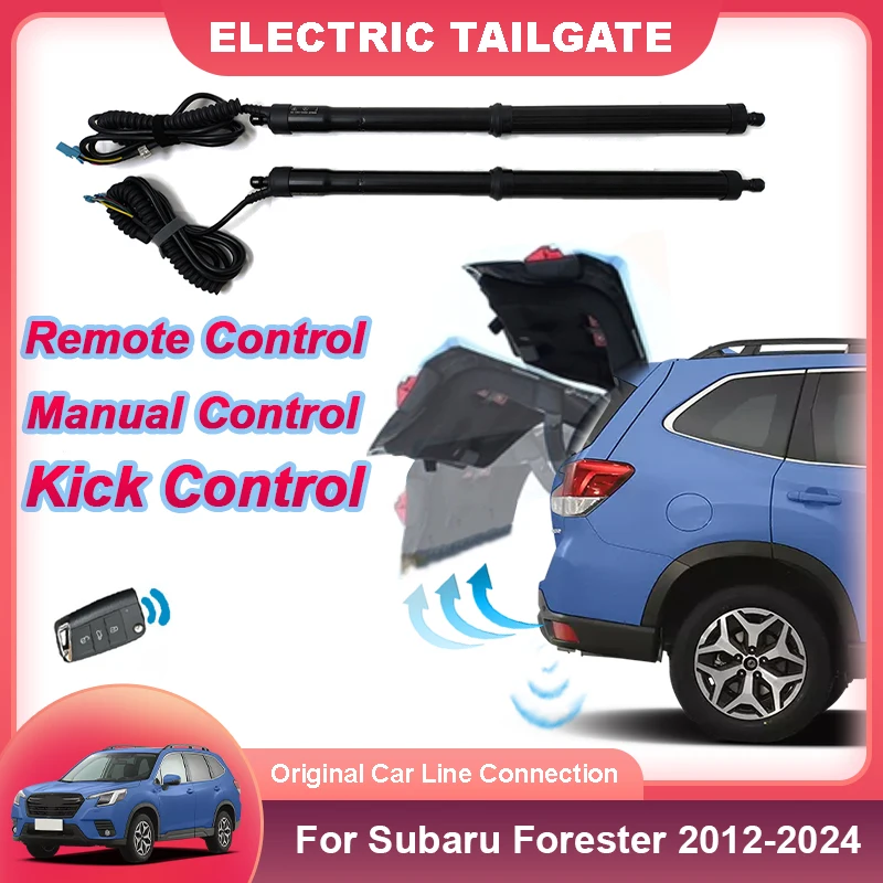 Car Refitted Tail Box Intelligent Electric Tailgate Foot Kick Sensor Electric Motor For Trunk For Subaru Forester 2012 to 2024